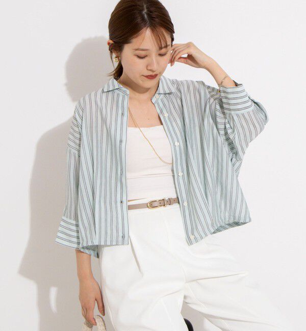 NOLLEY'S「ウォッシャブルドロストシャツ」|シャツ・ブラウス|