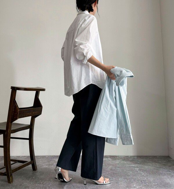 fredy emue「FR刺繍オックスコンパクトシャツ」|シャツ・ブラウス|