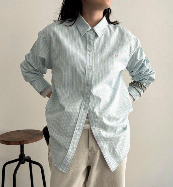 fredy emue「FR刺繍オックスコンパクトシャツ」|シャツ・ブラウス|