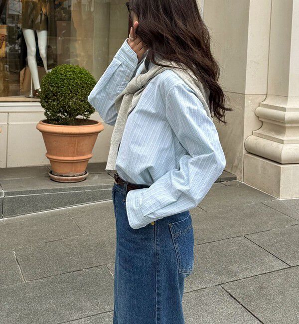 fredy emue「FR刺繍オックスコンパクトシャツ」|シャツ・ブラウス|