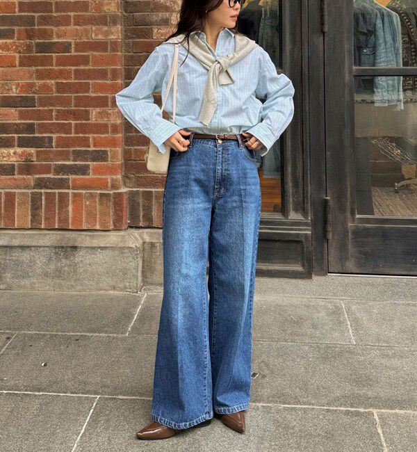 fredy emue「FR刺繍オックスコンパクトシャツ」|シャツ・ブラウス|