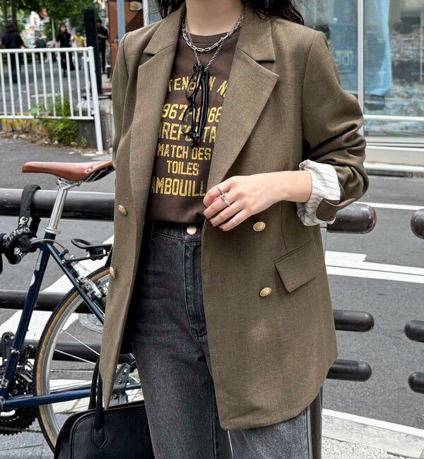 fredy emue「ダブルブレストジャケット」|テーラードジャケット|