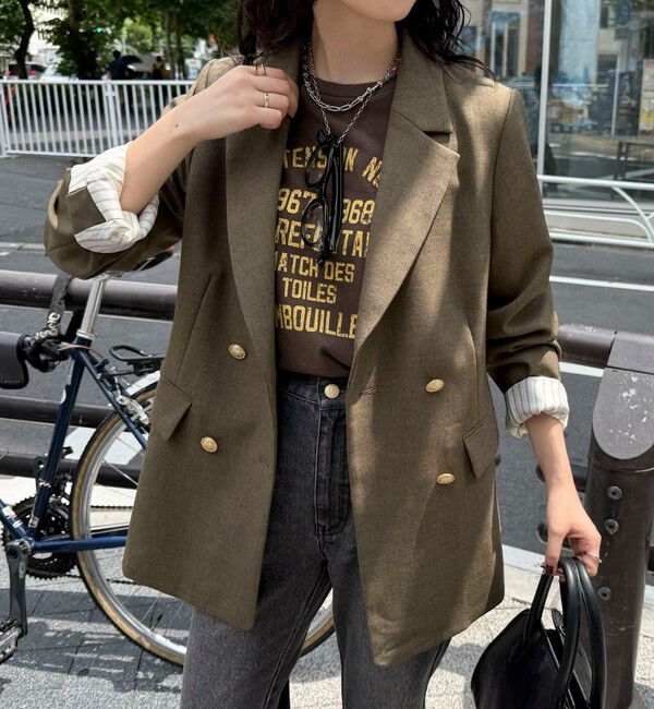 fredy emue「ダブルブレストジャケット」|テーラードジャケット|