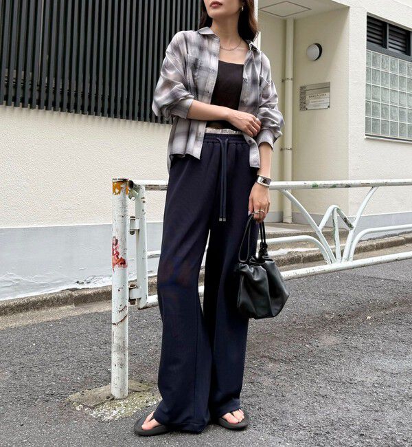 fredy emue「ウエストレイヤードイージーパンツ」|チノ|