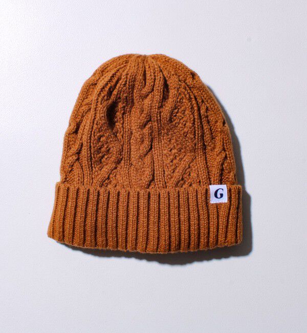 GLOSTER「【GLOSTER/グロスター】裏ボア ケーブルワッチ ニット帽」|ニット帽|