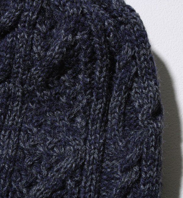 GLOSTER「【GLOSTER/グロスター】裏ボア ケーブルワッチ ニット帽」|ニット帽|