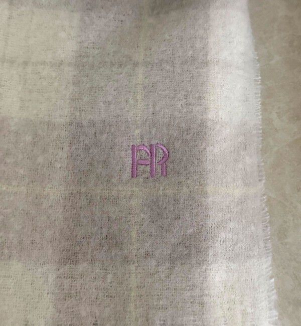 fredy emue「ライトブークレチェックマフラー45」|マフラー|