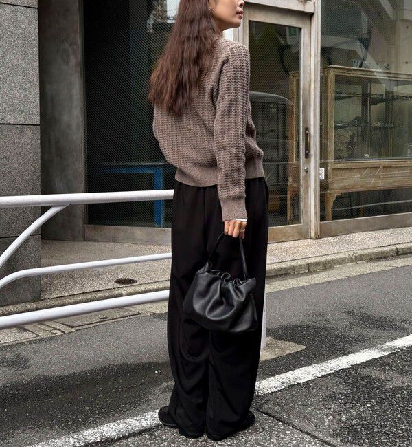 fredy emue「FR刺繍ケーブル柄ニットカーディガン」|ニット・セーター|