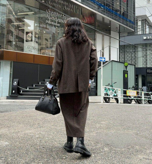 fredy emue「《セットアップ対応》ツィードオーバージャケット」|テーラードジャケット|