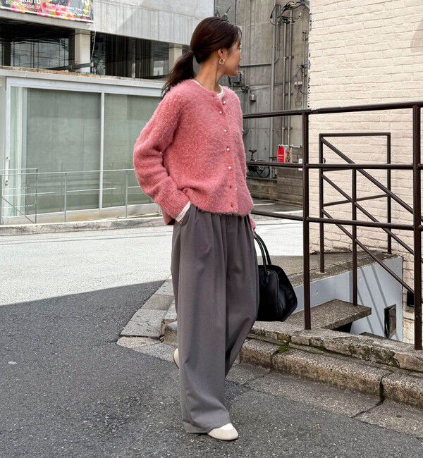 fredy emue「ふわふわ起毛ニットカーディガン」|カーディガン|