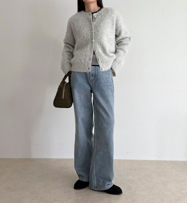 fredy emue「ふわふわ起毛ニットカーディガン」|カーディガン|