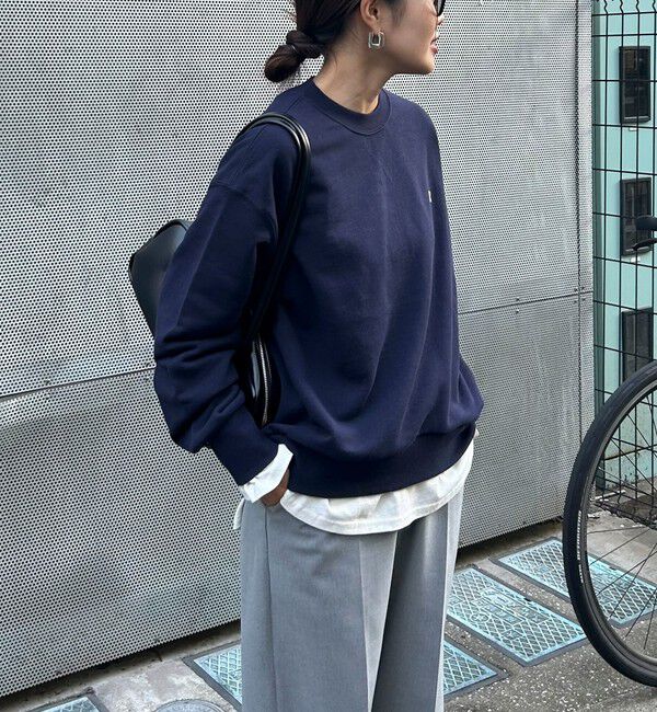 fredy emue「【WEB限定】FR刺繍裏毛スウェット」|スウェット・ジャージ|ネイビー