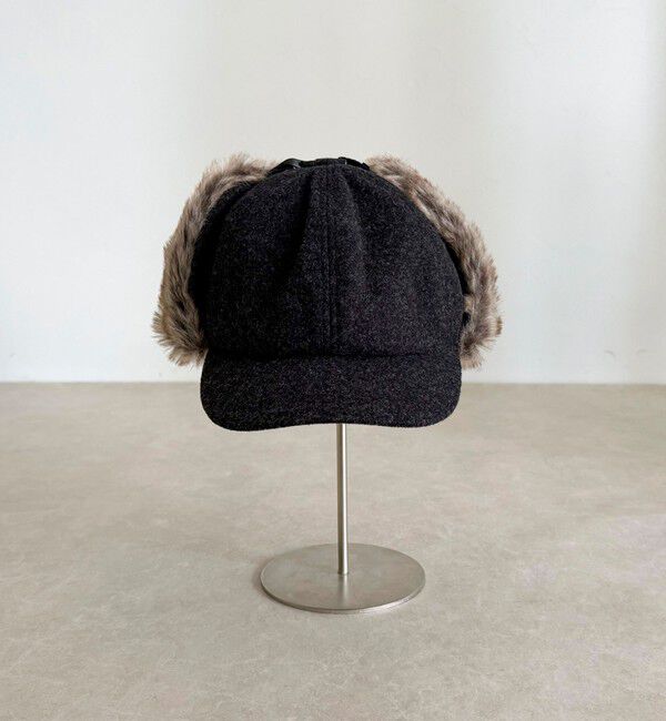 fredy emue「ファーツイードフライトキャップ」|キャップ・キャスケット|