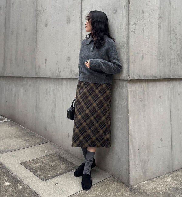 fredy emue「チェックミディスカート」|スカート|