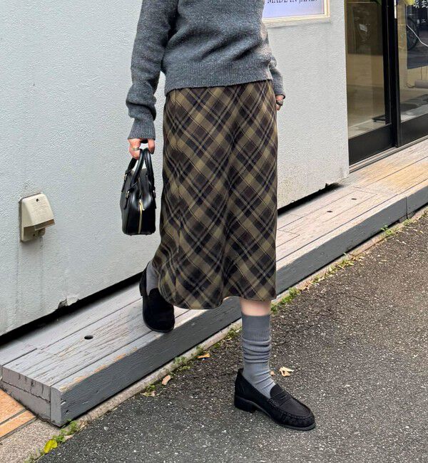 fredy emue「チェックミディスカート」|スカート|