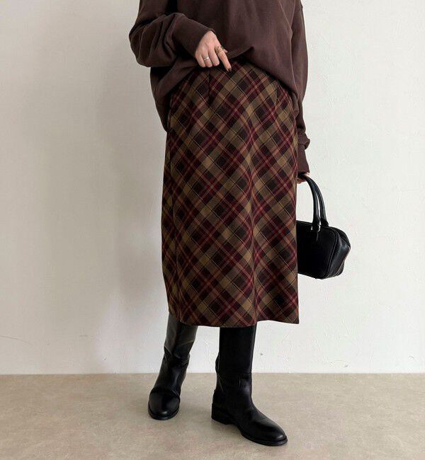 fredy emue「チェックミディスカート」|スカート|