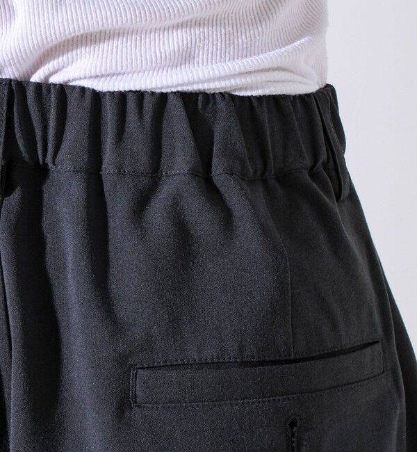 GLOSTER「【セットアップ対応】ウールライクワイドパンツ」|チノ|