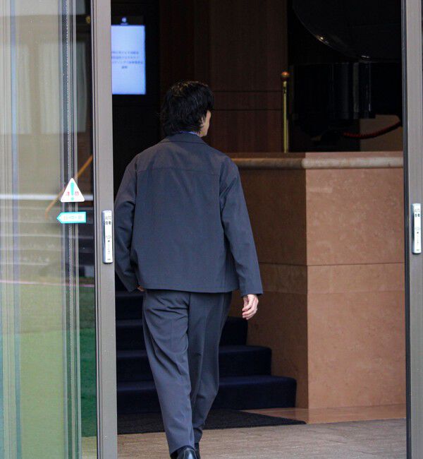 GLOSTER「【セットアップ対応】ウールライクワイドパンツ」|チノ|