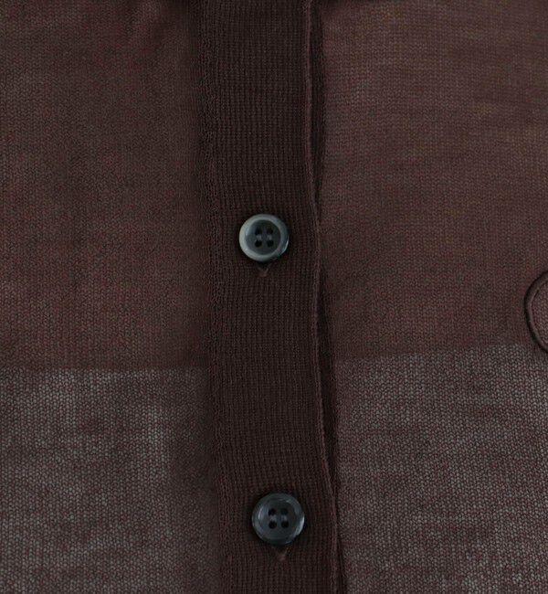 fredy emue「刺繍入りシアーニットカーディガン」|カーディガン|