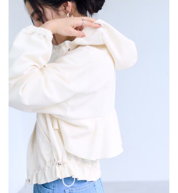 VIS「【WEB限定】バックフリルライトフードブルゾン」|ブルゾン・スタジャン|キナリ(16)