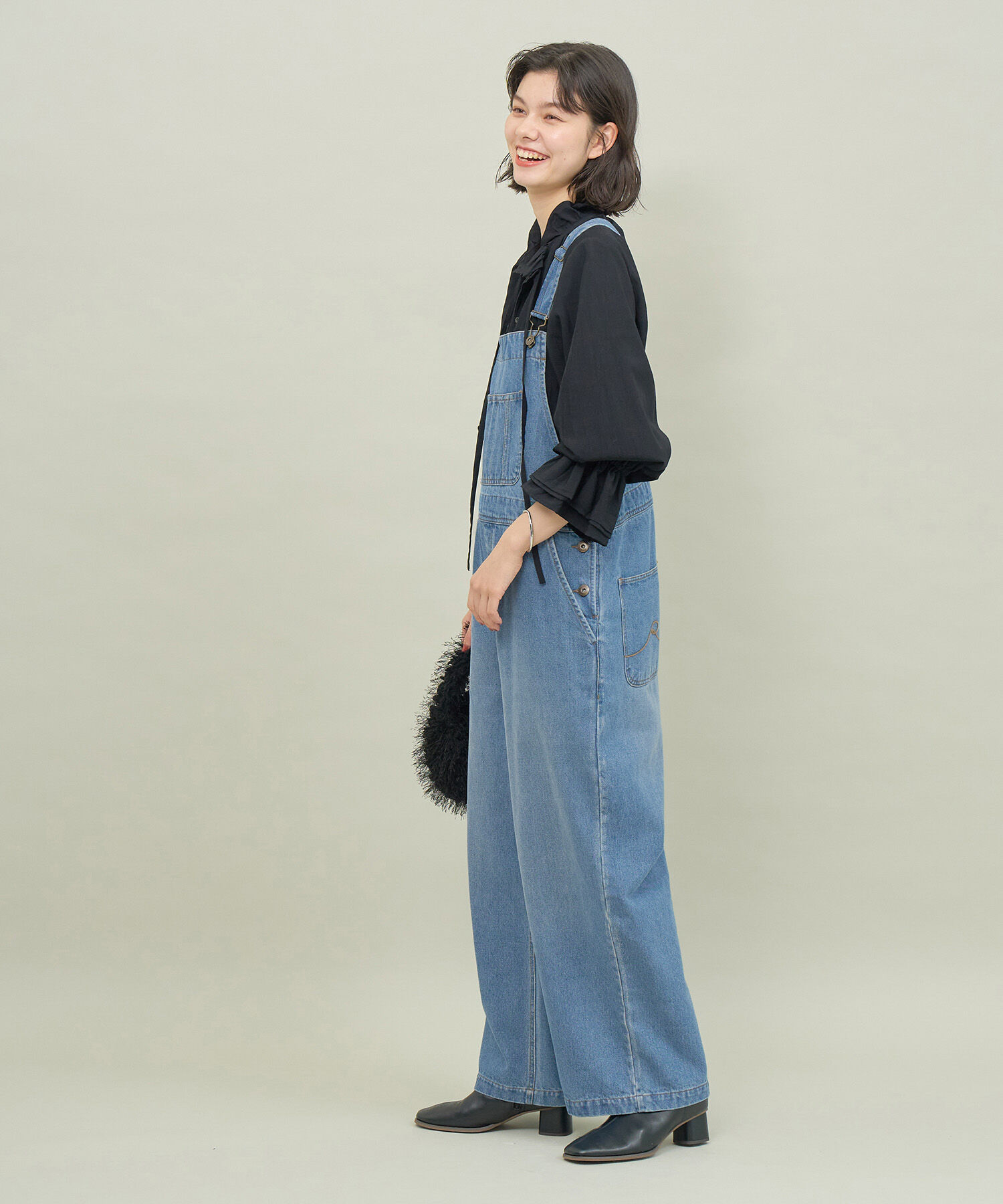 ROPE' PICNIC R「デニムオーバーオール」|オールインワン|