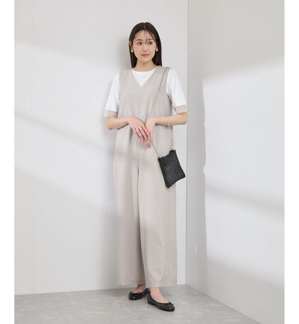 Rope&rsquo;Picnic「【吸水速乾・防シワ】エフォートレスリラックスオールインワン」|オールインワン|