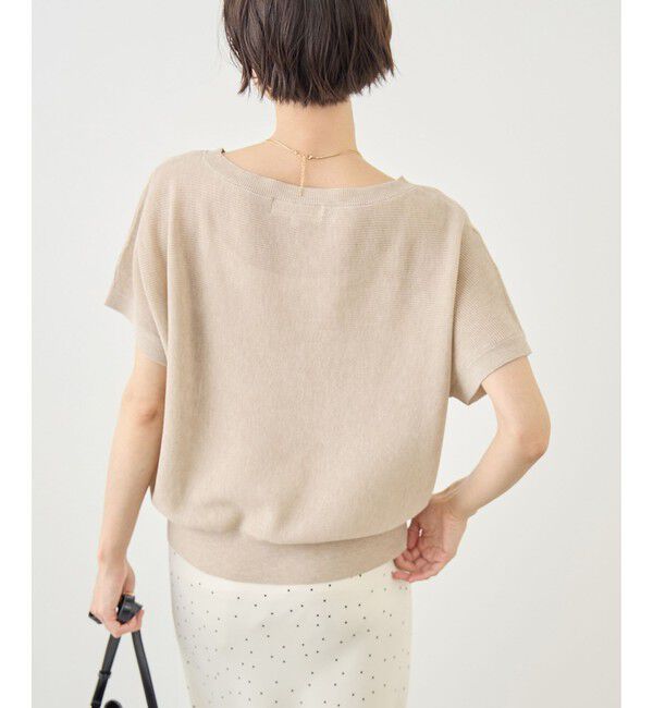 Rope&rsquo;Picnic「MIXヤーン片畦ドルマンニットプルオーバー」|ニット・セーター|