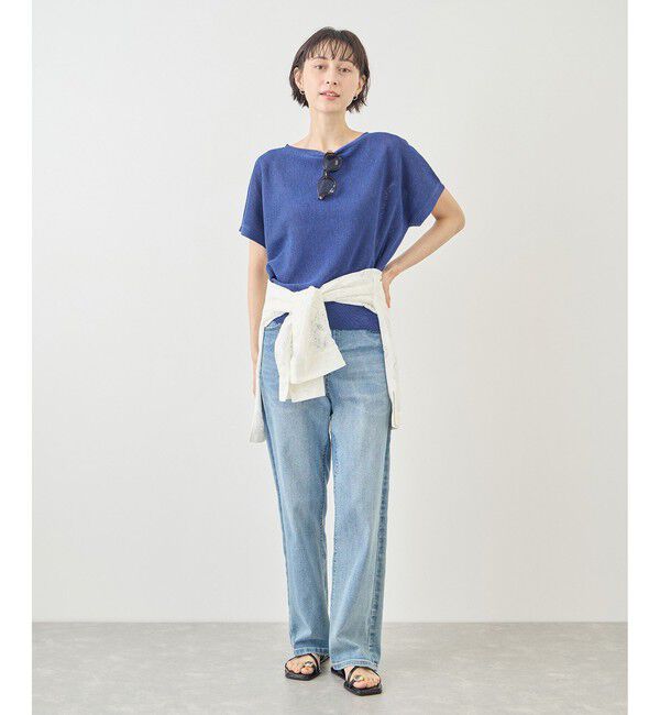 Rope&rsquo;Picnic「MIXヤーン片畦ドルマンニットプルオーバー」|ニット・セーター|