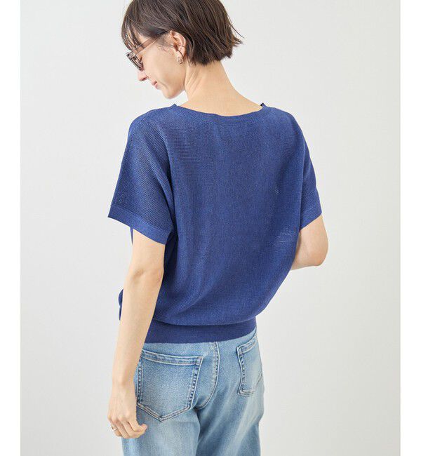 Rope&rsquo;Picnic「MIXヤーン片畦ドルマンニットプルオーバー」|ニット・セーター|