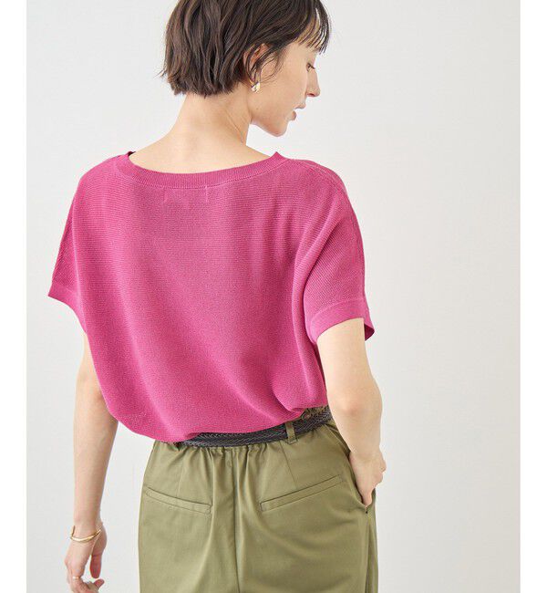 Rope&rsquo;Picnic「MIXヤーン片畦ドルマンニットプルオーバー」|ニット・セーター|