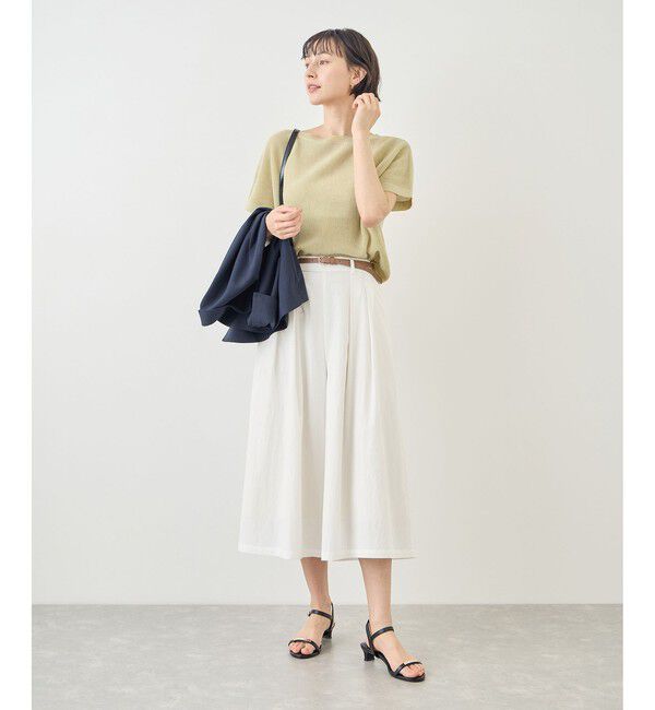 Rope&rsquo;Picnic「MIXヤーン片畦ドルマンニットプルオーバー」|ニット・セーター|