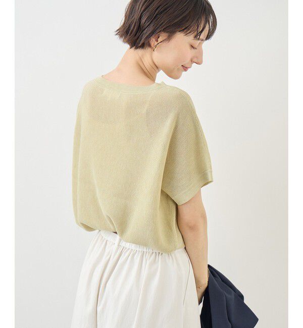 Rope&rsquo;Picnic「MIXヤーン片畦ドルマンニットプルオーバー」|ニット・セーター|