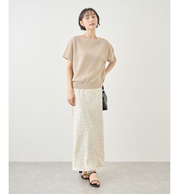 Rope&rsquo;Picnic「MIXヤーン片畦ドルマンニットプルオーバー」|ニット・セーター|