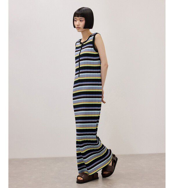 ADAM ET ROPE'「ランダムリブタンクワンピース」|ワンピース|その他