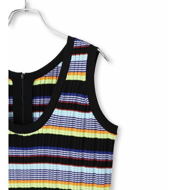 ADAM ET ROPE'「ランダムリブタンクワンピース」|ワンピース|