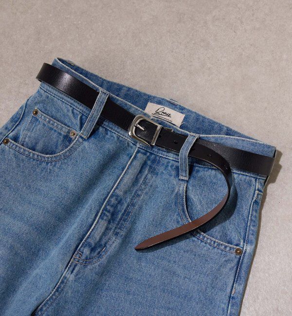  「《前後2WAY/2色使い出来る◎》リバーシブルベルト」|ベルト|