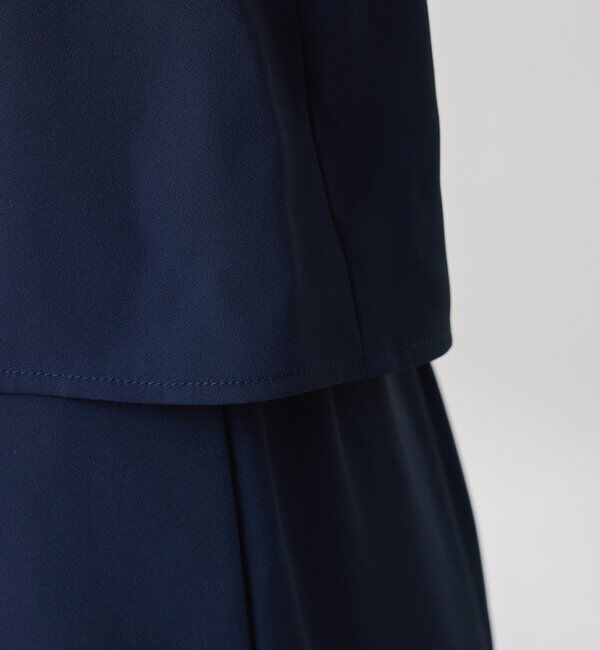  「【オケージョン】バックサテンジョーゼットールインワン」|ワンピース|