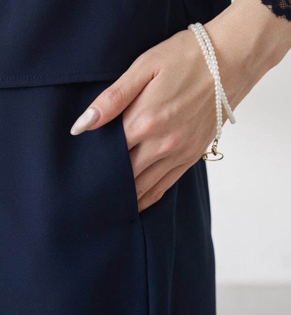  「【オケージョン】バックサテンジョーゼットールインワン」|ワンピース|