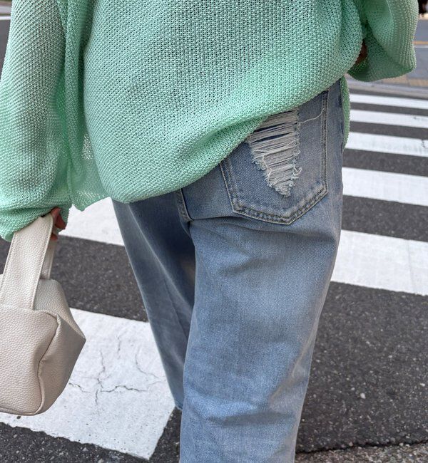  「ルーズフレアデニム」|デニム|