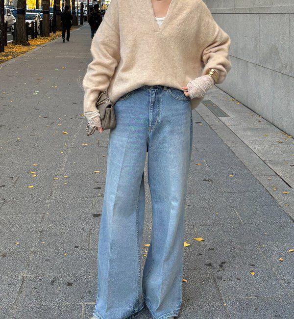  「ルーズフレアデニム」|デニム|