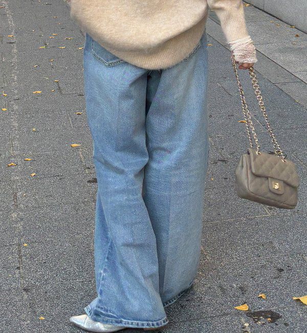  「ルーズフレアデニム」|デニム|