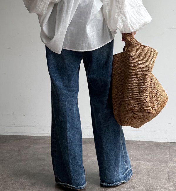  「ルーズフレアデニム」|デニム|