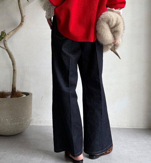  「ルーズフレアデニム」|デニム|