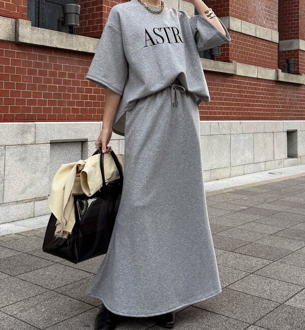  「【セットアップ可能】バックワンポイントロゴ刺繍プルオーバー」|Tシャツ・カットソー|