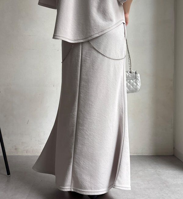  「【セットアップ可能】マーメイドカットフレアスカート」|スカート|