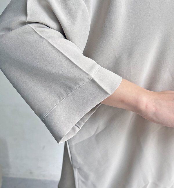  「【WEB限定】6分袖ドロストスキッパーシャツ」|シャツ・ブラウス|