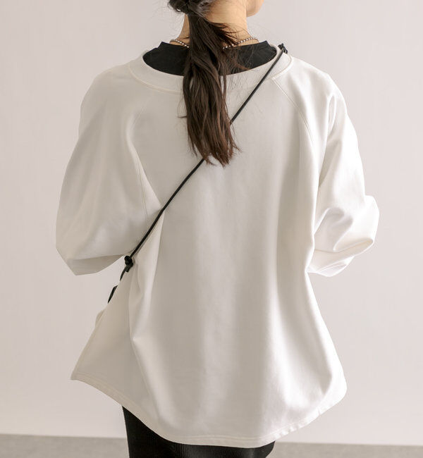  「【大人が着やすい】キーネックオーバースウェット」|Tシャツ・カットソー|