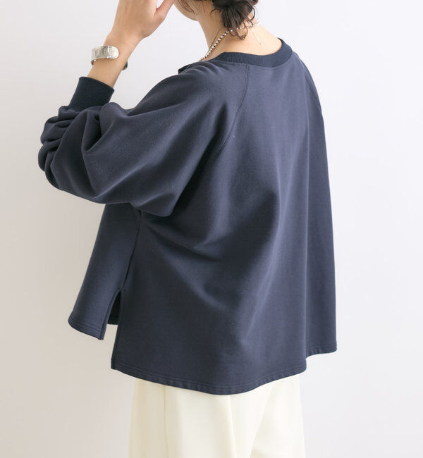  「【大人が着やすい】キーネックオーバースウェット」|Tシャツ・カットソー|