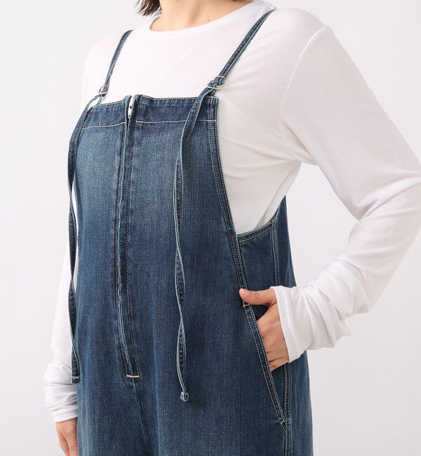  「【シーズン問わず使える】デニムサロペット」|ワンピース|