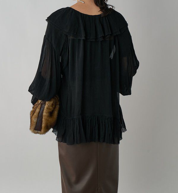  「【着映え◎】ヨウリュウラッフルブラウス」|シャツ・ブラウス|